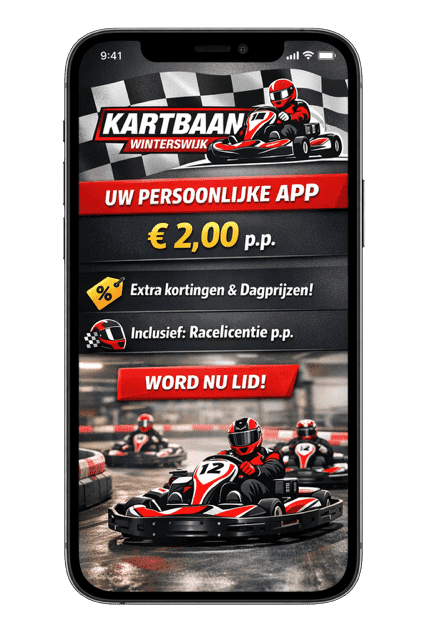 Persönliche App Kartbahn Winterswijk