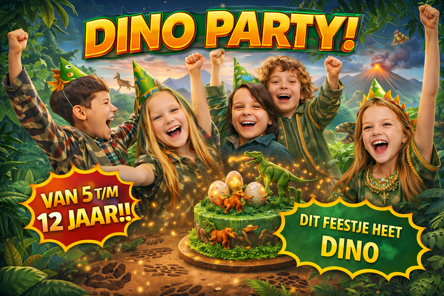 Kinderparty Dino