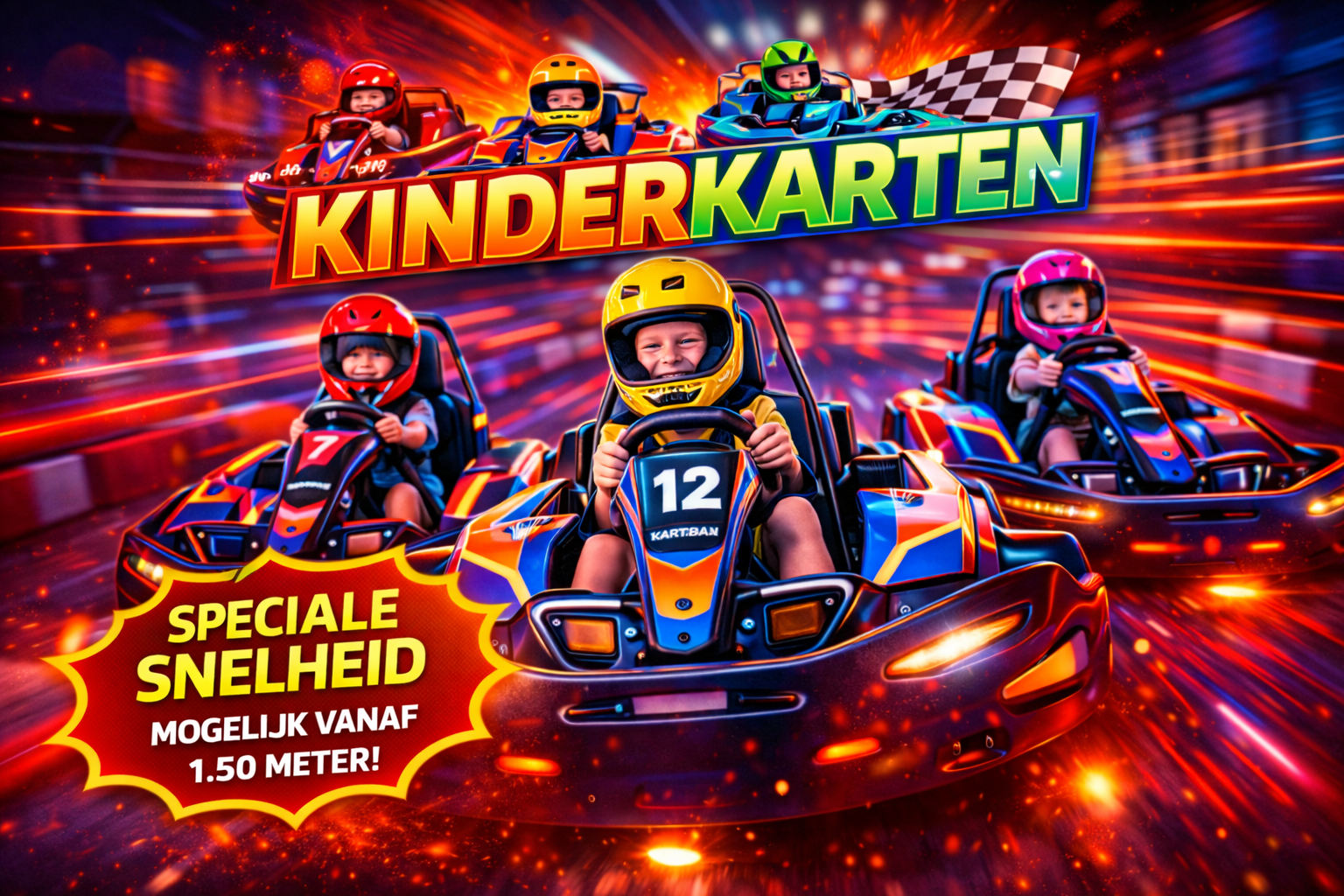 Kinder-Kartfahren