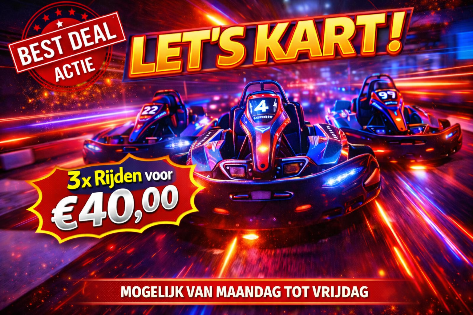 Super Action 3×10 Minuten Kartfahren