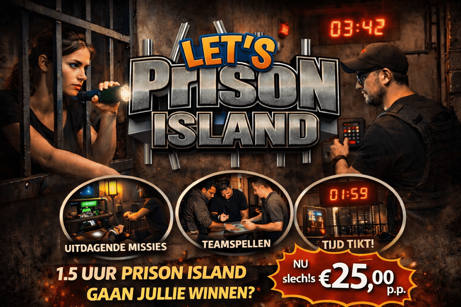 Prison Island 1,5 Stunden