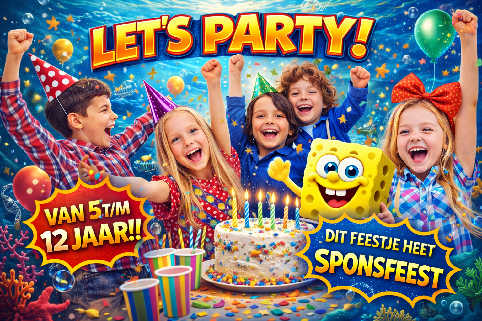 Kindergeburtstag Sponge Bob