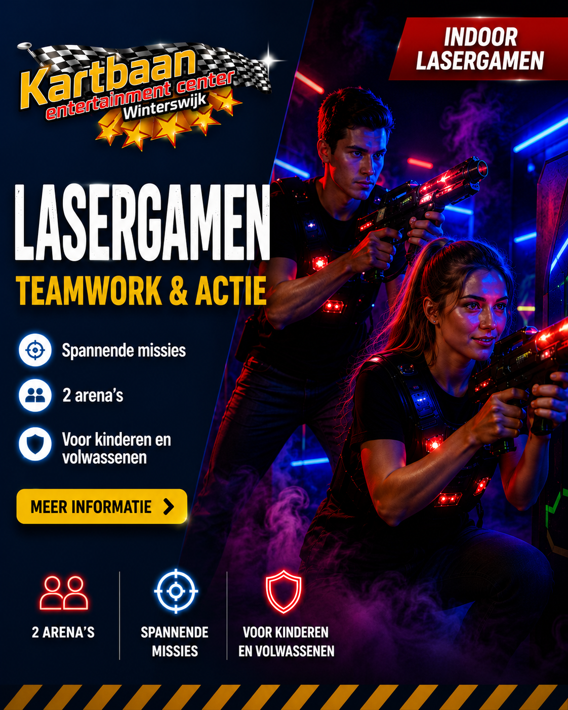 3 × Lasergame