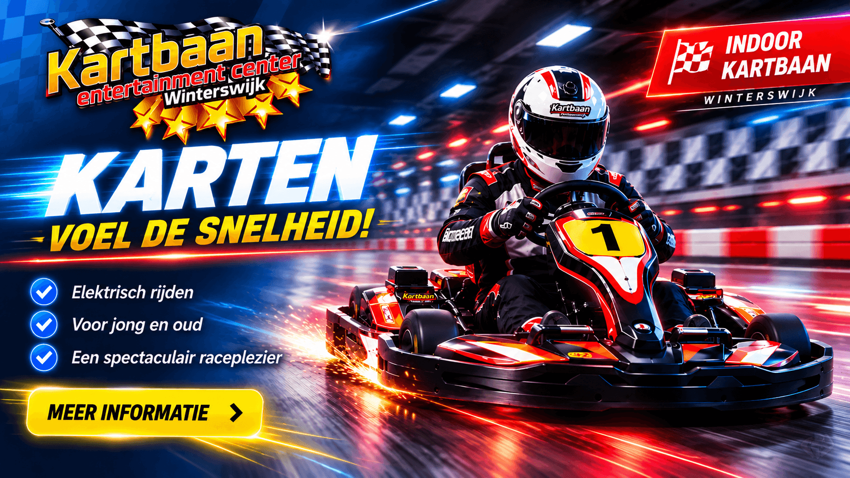 Super Race Actie: drie keer karten voor €40 per persoon